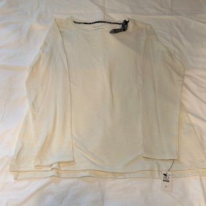 Talbots size Medium Off white top